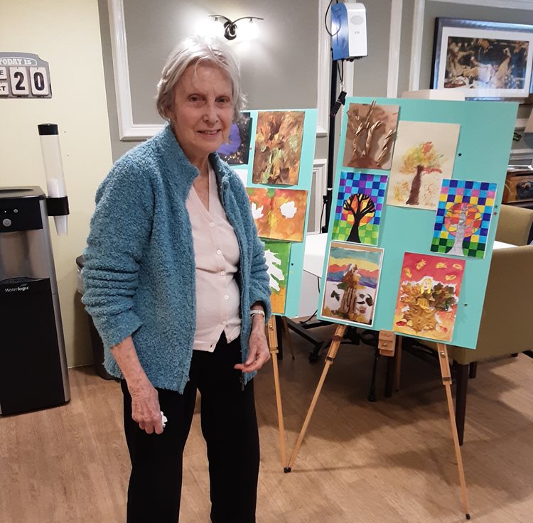 Ready, set, draw – Horsham care home residents take part in worldwide art festival